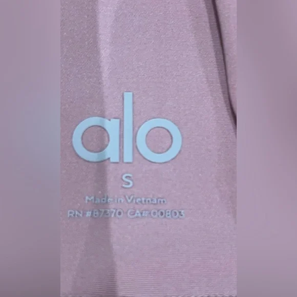 ALO Yoga Blush Pink Leggings - Picture 3 of 7